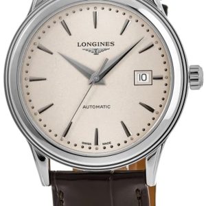 Longines Herrklocka L4.984.4.79.2 Flagship Beige/Läder Ø40 mm