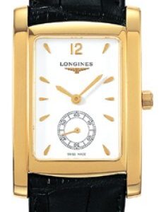 Longines Herrklocka L5.655.6.16.0 DolceVita Vit/Läder 26.3x32.1 mm