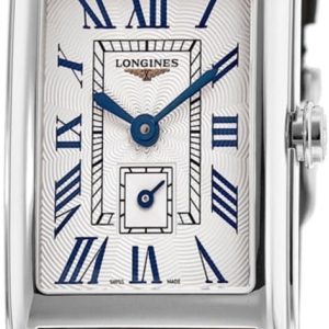 Longines Herrklocka L5.755.4.71.0 Dolcevita Silverfärgad/Läder