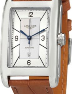 Longines Herrklocka L5.757.4.73.3 Dolcevita Silverfärgad/Läder