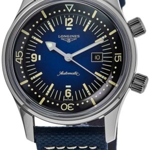 Longines L3.374.4.90.2 Legend Diver Blå/Textil Ø36 mm