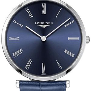 Longines L4.755.4.94.2 La Grande Classique De Blå/Läder Ø36 mm