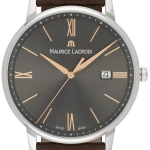 Maurice Lacroix Herrklocka EL1118-SS001-311-1 Eliros Date Grå/Läder