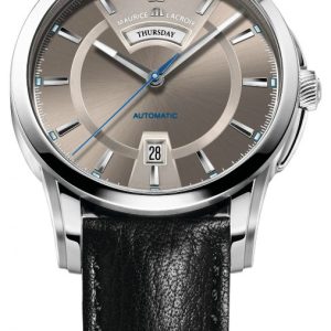 Maurice Lacroix Herrklocka PT6158-SS001-73E-1 Pontos Brun/Läder Ø40