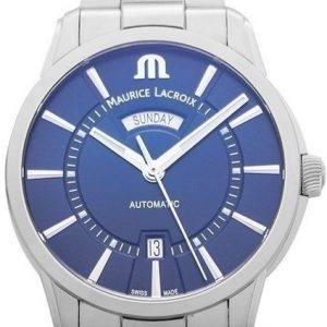 Maurice Lacroix Herrklocka PT6358-SS002-430-1 Pontos Blå/Stål Ø41