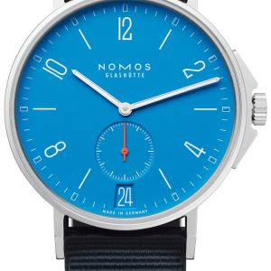 Nomos Glashütte Ahoi Herrklocka N-554 Blå/Textil Ø40.3 mm