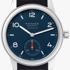 Nomos Glashütte Club Herrklocka N-741 Blå/Textil Ø37 mm