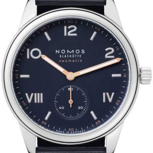 Nomos Glashütte Club Herrklocka N-768 Blå/Textil Ø39.5 mm