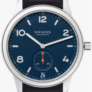 Nomos Glashütte Club Herrklocka N-776 Blå/Textil Ø41.5 mm