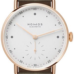 Nomos Glashütte Damklocka N-1170 Metro Vit/Läder Ø33 mm