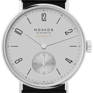 Nomos Glashütte Damklocka N-188 Tangente Silverfärgad/Läder Ø35 mm