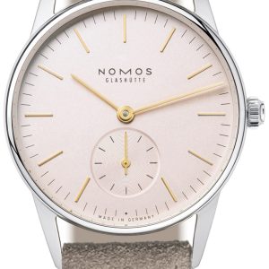 Nomos Glashütte Damklocka N-325 Orion Rosa/Läder Ø32.8 mm