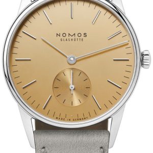 Nomos Glashütte Damklocka N-358 Orion Beige/Läder Ø32.8 mm