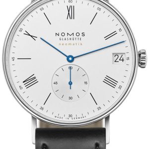 Nomos Glashütte Herrklocka N-261 Ludwig Vit/Läder Ø40.5 mm