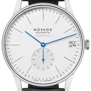 Nomos Glashütte Herrklocka N-360 Orion Vit/Läder Ø41 mm