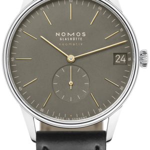 Nomos Glashütte Herrklocka N-364 Orion Grå/Läder Ø40.5 mm