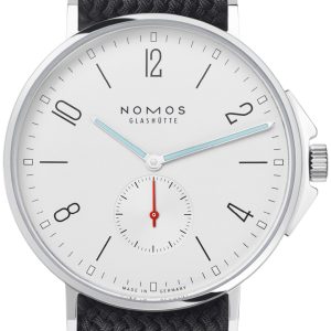 Nomos Glashütte Herrklocka N-550 Ahoi Silverfärgad/Textil Ø40 mm