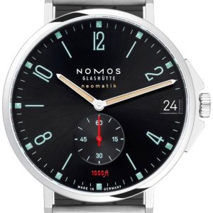 Nomos Glashütte Herrklocka N-581 Tangente Svart/Stål Ø42 mm