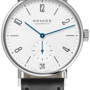 Nomos Glashütte Herrklocka N-602 Tangomat Vit/Läder Ø38.3 mm