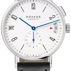 Nomos Glashütte Herrklocka N-635 Tangomat Vit/Läder Ø40 mm