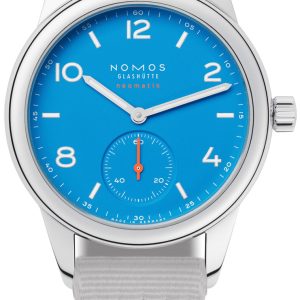 Nomos Glashütte Herrklocka N-742 Club Blå/Textil Ø37 mm