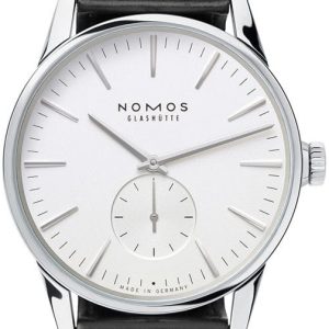 Nomos Glashütte Herrklocka N-801 Zurich Vit/Läder Ø39.7 mm