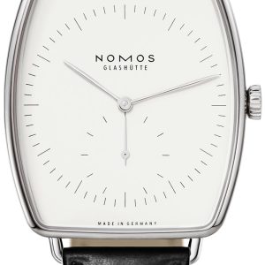 Nomos Glashütte Herrklocka N-921 Lux Vit/Läder