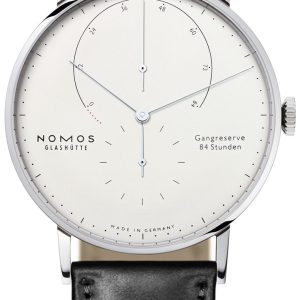 Nomos Glashütte Herrklocka N-931 Lambda Vit/Läder Ø42 mm