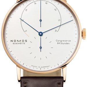 Nomos Glashütte Herrklocka N-932 Lambda Vit/Läder Ø42 mm