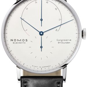 Nomos Glashütte Herrklocka N-933 Lambda Vit/Läder Ø42 mm