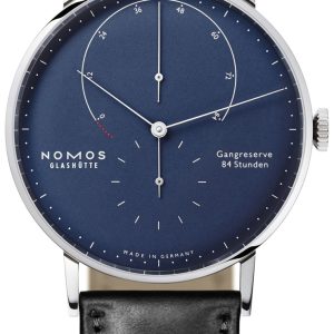 Nomos Glashütte Herrklocka N-935 Lambda Blå/Läder Ø42 mm