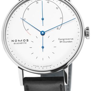 Nomos Glashütte Herrklocka N-960.S1 Lambda Vit/Läder Ø40.5 mm