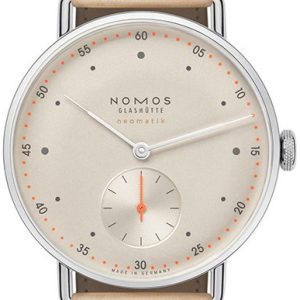 Nomos Glashütte N-1107 Metro Beige/Läder Ø38.5 mm