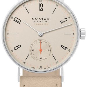 Nomos Glashütte N-176 Tangente Antikvit/Läder Ø35 mm