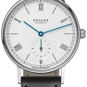 Nomos Glashütte N-205 Ludwig Vit/Läder Ø35 mm