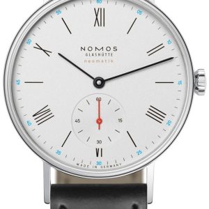 Nomos Glashütte N-282 Ludwig Vit/Läder Ø36 mm