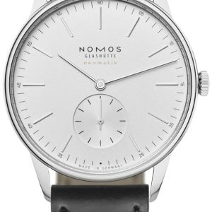 Nomos Glashütte N-341 Orion Vit/Läder Ø38.5 mm