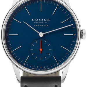 Nomos Glashütte N-343 Orion Blå/Läder Ø38.5 mm