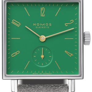 Nomos Glashütte N-489 Tetra Grön/Läder