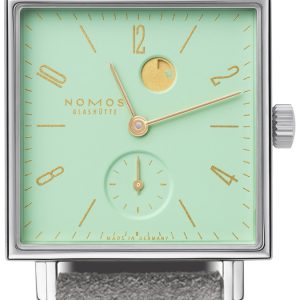 Nomos Glashütte N-492 Tetra Grön/Läder