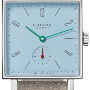 Nomos Glashütte N-496 Tetra Blå/Läder