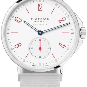 Nomos Glashütte N-564 Ahoi Vit/Textil Ø36.3 mm