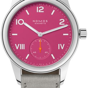 Nomos Glashütte N-711 Club Rosa/Läder Ø36 mm