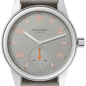 Nomos Glashütte N-712 Club Grå/Läder Ø36 mm