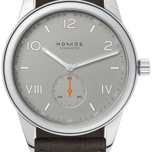 Nomos Glashütte N-727 Club Grå/Läder Ø36 mm