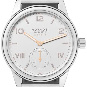 Nomos Glashütte N-748 Club Silverfärgad/Stål Ø37 mm