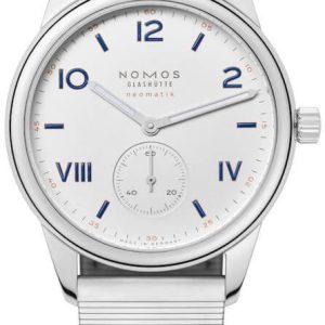 Nomos Glashütte N-765 Club Silverfärgad/Stål Ø39.5 mm