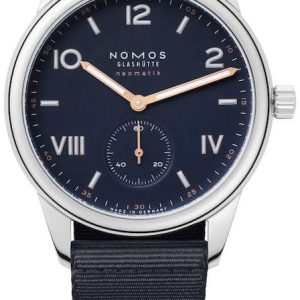 Nomos Glashütte N-767 Club Blå/Textil Ø39.5 mm