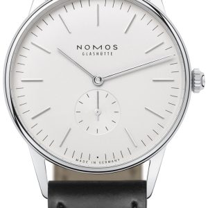 Nomos Glashütte Orion Herrklocka N-386 Vit/Läder Ø38 mm