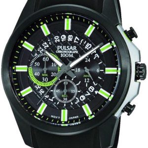 Pulsar 99999 Herrklocka PT3565X1 Svart/Gummi Ø46 mm